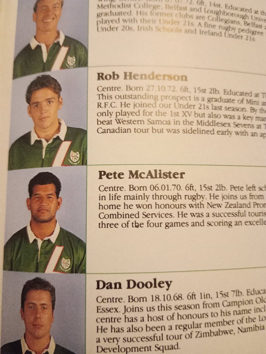jr_oriley's tweet photo. Two more youthful shots of @robhendo13 in the oldest London Irish programme I have from being a 10 year old ball boy https://t.co/XntpNwhau9
