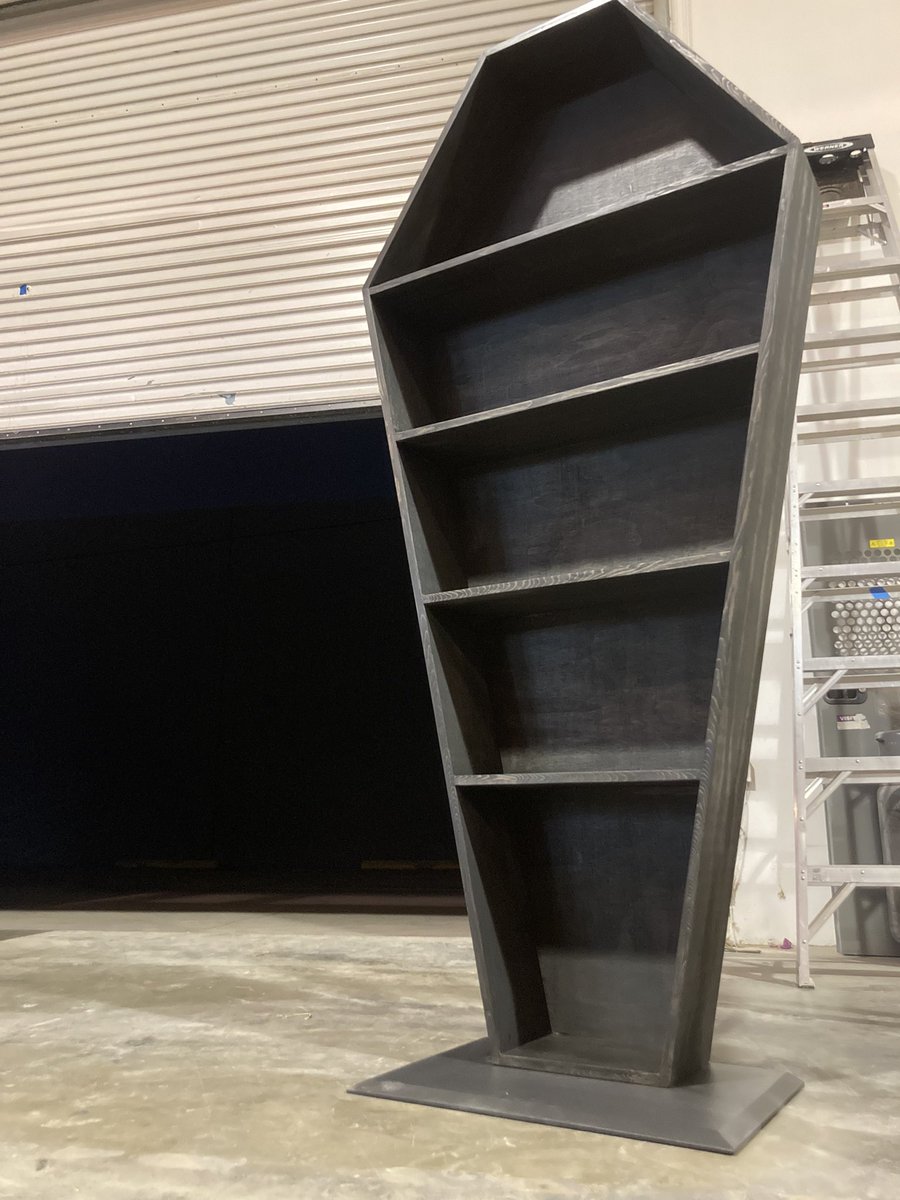 Oh_nikko's tweet photo. Anyone interested in a coffin shelf. This one sold,willing to make another. 6’ ladder for reference https://t.co/FZdZeVlaAj