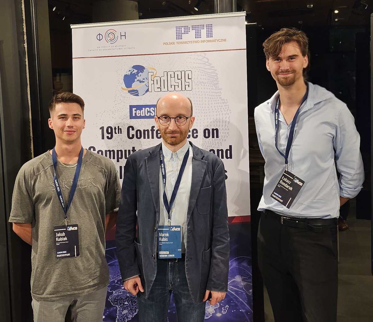 A joint study by <a href="/poznanAI/">Department of Artificial Intelligence AMU Poznan</a> researchers and Samsung Electronics Polska engineers was presented at <a href="/FedCSIS/">FedCSIS</a> 2024. The paper investigates the impact of augmenting spoken language corpora with domain-specific synthetic samples. arxiv.org/abs/2406.07090