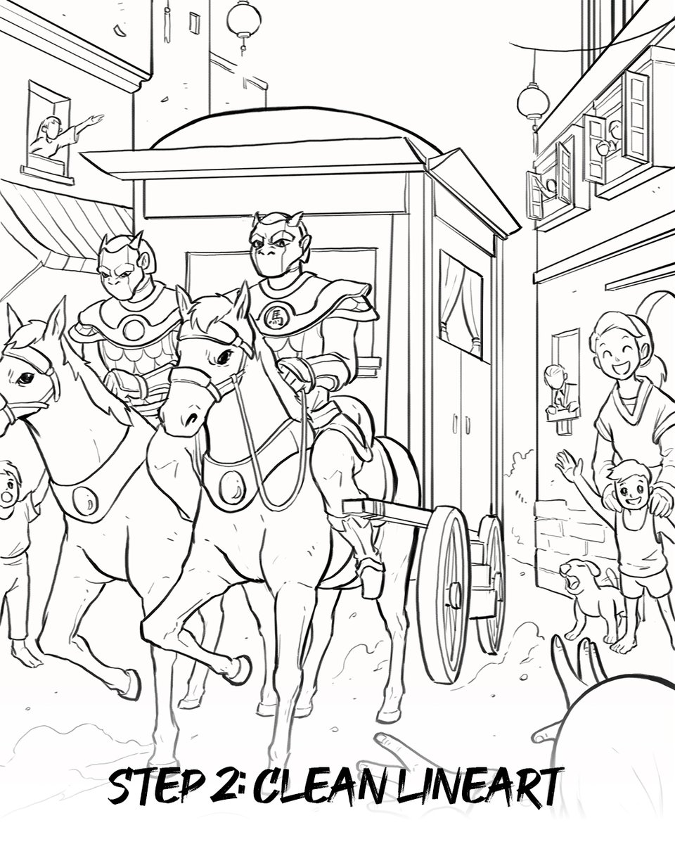 winkscollective's tweet photo. Much effort goes into the creation of each panel. There are perhaps a few more steps even prior to step 1 that is way too rough and abstract to be understandable.

#ascendantcomic #process #webtoon #webcomics #comics #wip #digitalart #stepbystep https://t.co/2XPsDb1yTj