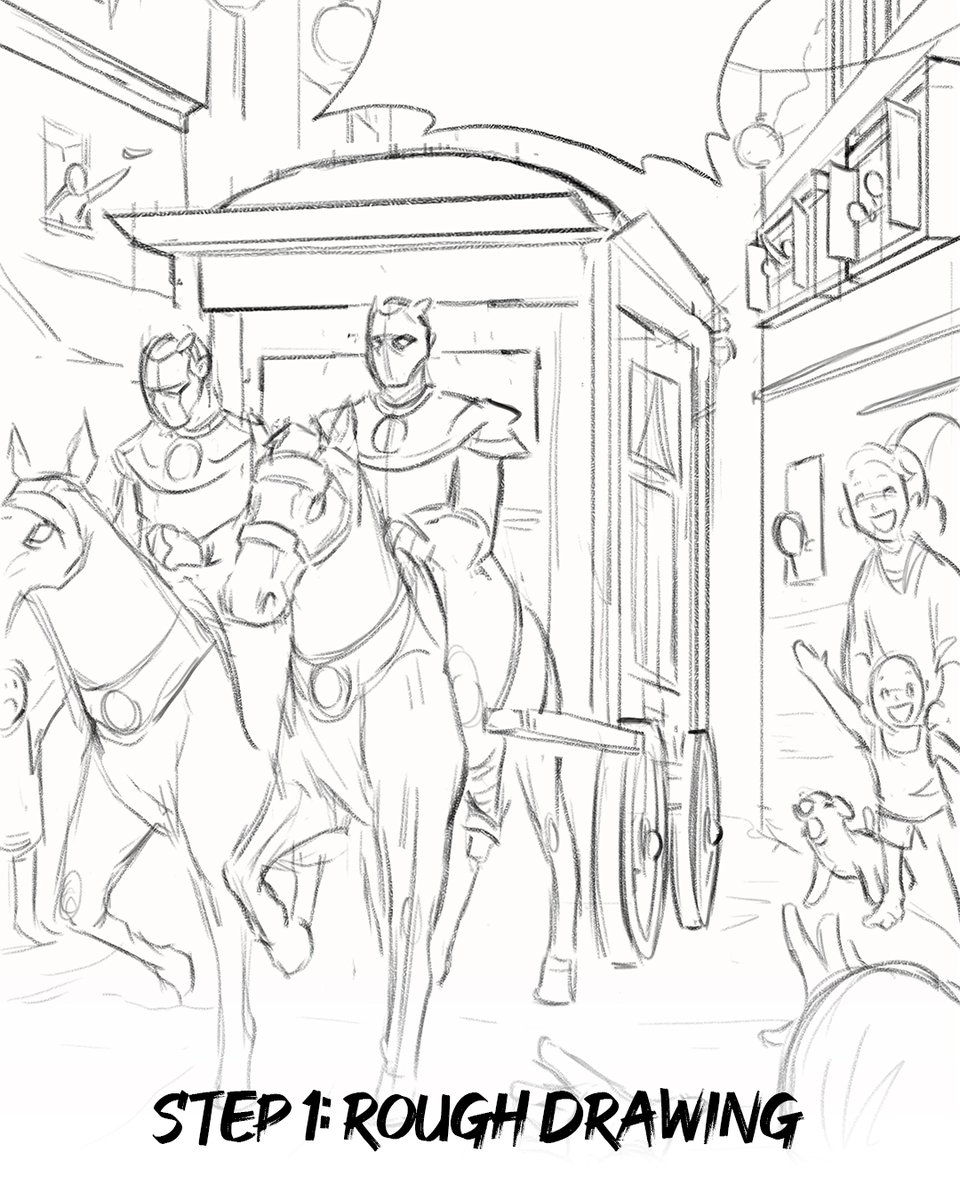 winkscollective's tweet photo. Much effort goes into the creation of each panel. There are perhaps a few more steps even prior to step 1 that is way too rough and abstract to be understandable.

#ascendantcomic #process #webtoon #webcomics #comics #wip #digitalart #stepbystep https://t.co/2XPsDb1yTj