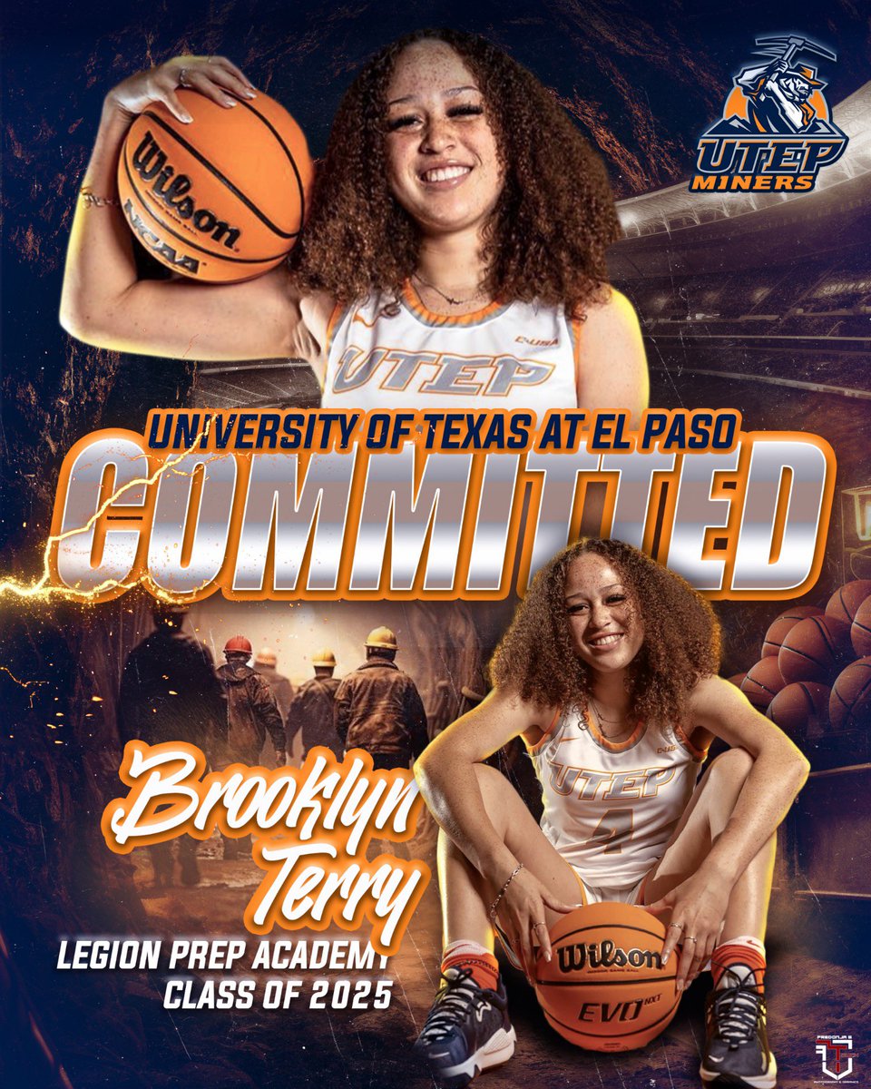 Legion Prep Academy (@legionghoops) on Twitter photo Congratulations to 2025 Brooklyn Terry (<a href="/brooklynterryy/">Brooklyn Terry</a>) on her commitment to University of TexasโEl Paso.
๐ค๐ค๐ถ โก๏ธ ๐๐งกโ๏ธ Congratulations to 2025 Brooklyn Terry (<a href="/brooklynterryy/">Brooklyn Terry</a>) on her commitment to University of TexasโEl Paso.
๐ค๐ค๐ถ โก๏ธ ๐๐งกโ๏ธ