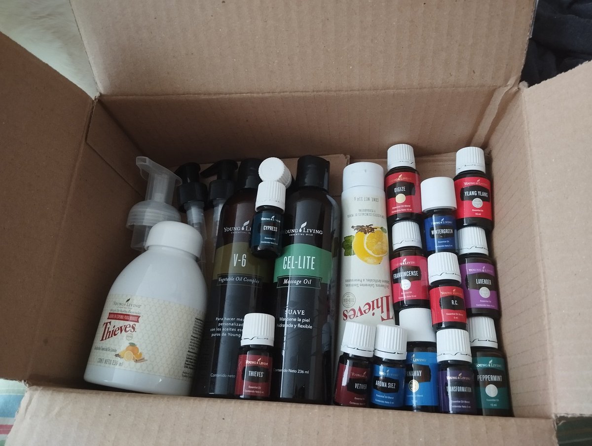 margaritavela's tweet photo. Cada vez que llega el pedido de #AceitesEsenciales y productos de #YoungLiving es como Navidad 🤩 https://t.co/B0Bn46j4sP
