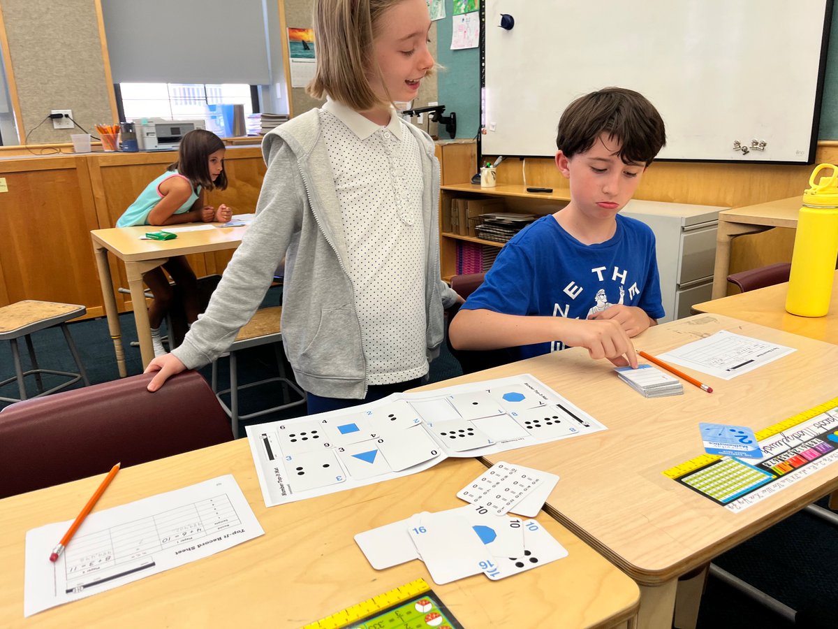 CaedmonFourth's tweet photo. Playing math games to develop number sense in #CaedmonGrade4 #CaedmonMath #TheCaedmonStory https://t.co/HldY2R7kTM