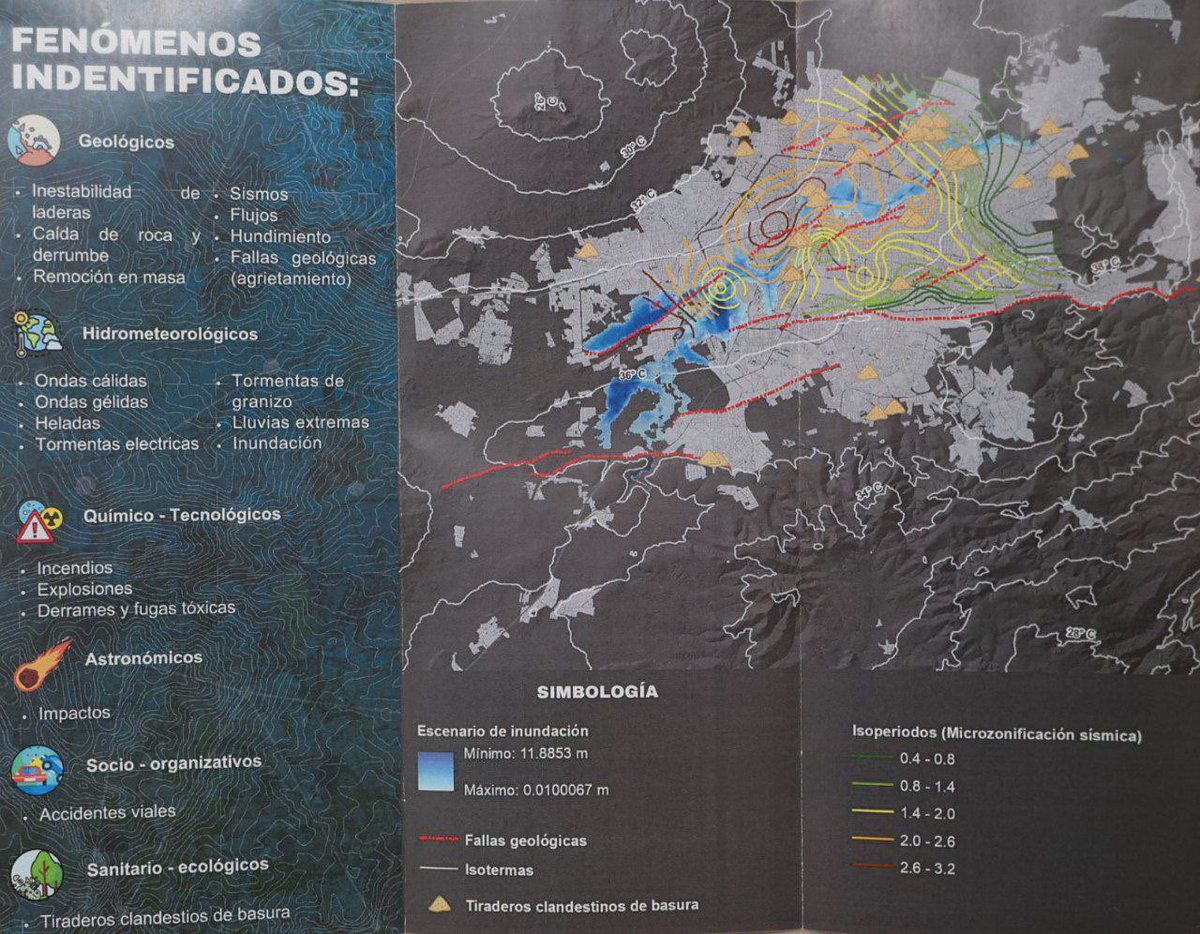 🔍 Morelia ya tiene su Atlas de Riesgo Integral.

Una herramienta para planificar programas y acciones de prevención, reduciendo el impacto de fenómenos naturales. ¡Su seguridad es lo primero!

#MoreliaBrillaMás✨