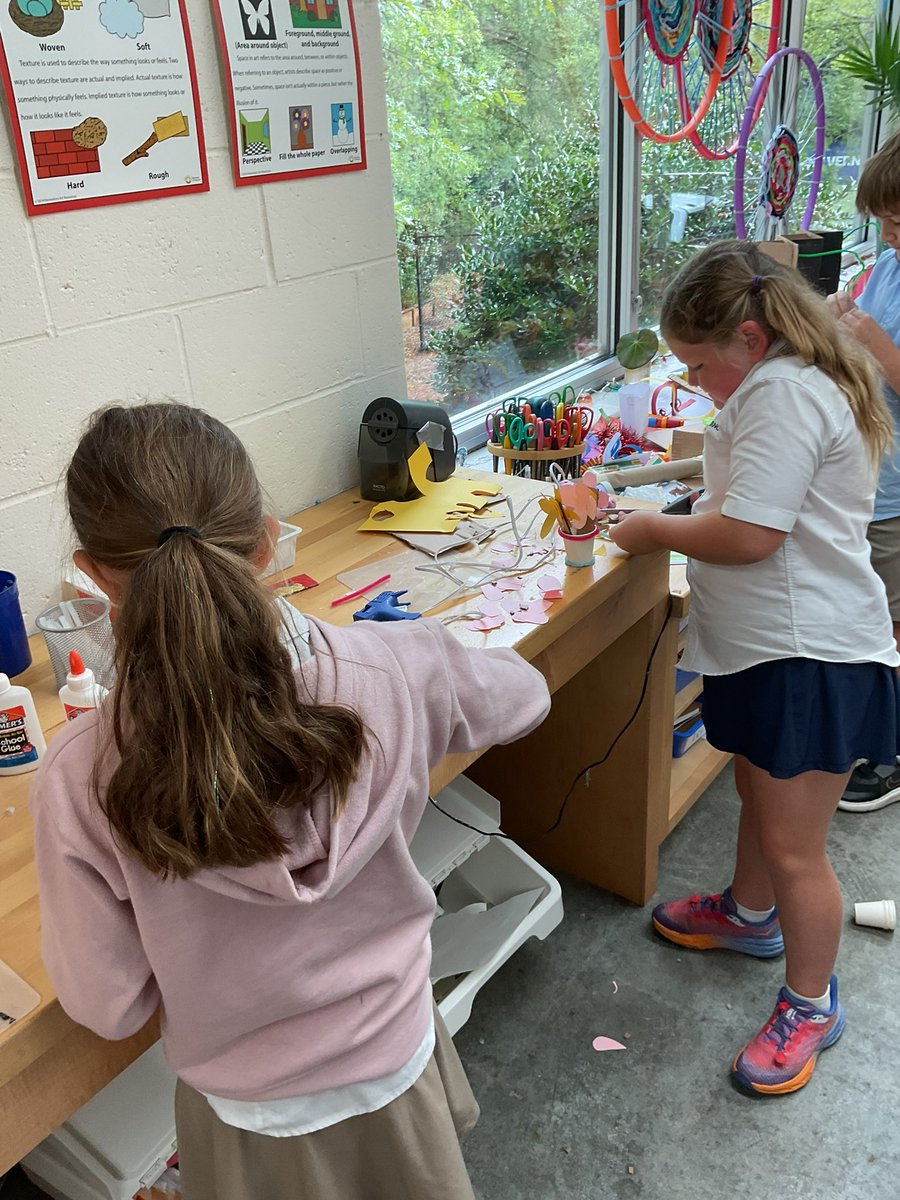 NicMartin2021's tweet image. Grade 4 students had a cardboard creation day in visual arts today; so many unique designs based on curiosity and interest #themvschool #learningwalk