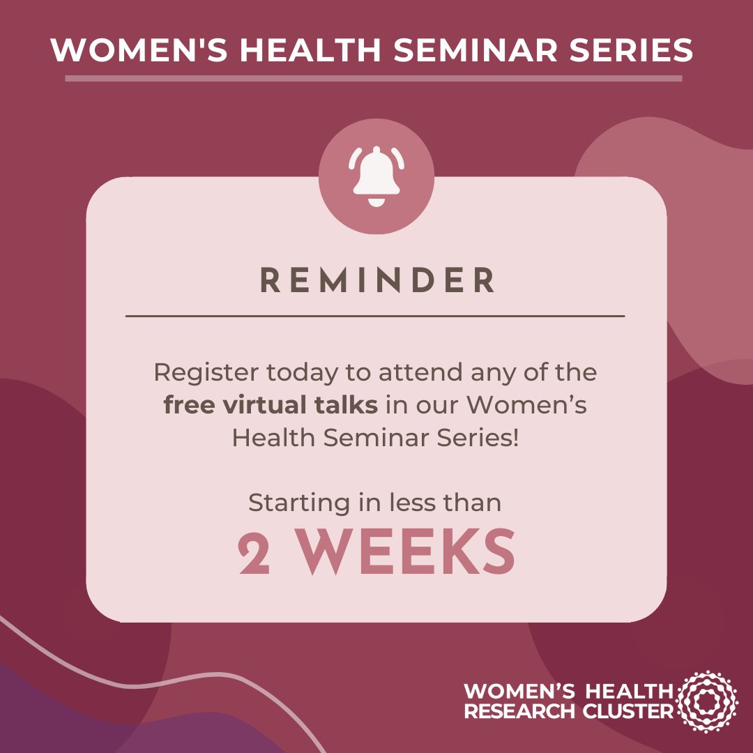 Women's Health Research Cluster tweet media