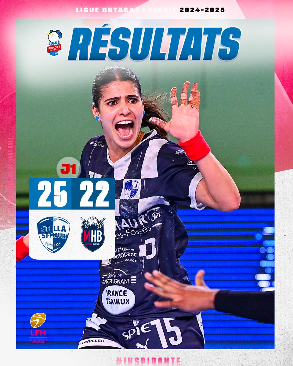 ✊ La <a href="/STELLA_HANDBALL/">Stella Saint Maur HB</a> s'impose dans sa salle face au <a href="/MHB33/">Mérignac Handball</a> ! 

👉 tous les résultats 🔗ligue-feminine-handball.fr/en-live/

#inspirante