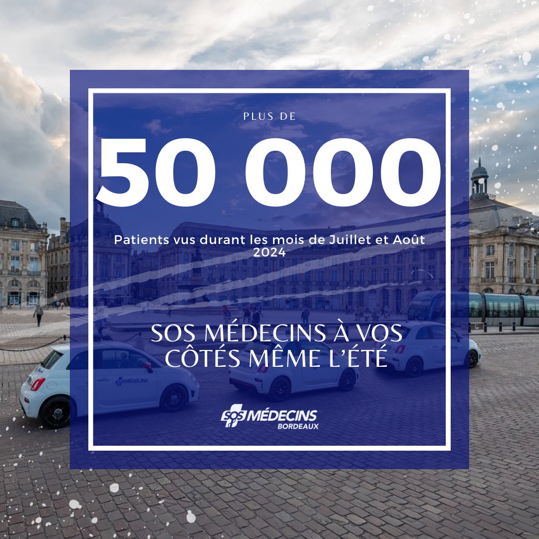 SOSBordeaux's tweet photo. Dans un contexte où de nombreux services d’urgence ont dû fermer sur la période de Juillet/Août en raison d'une pénurie de soignants, notre association de médecins libéraux a une fois de plus su faire face 24h/24 et 7j/7, même durant les week-ends et jours fériés. 💪
1/3 https://t.co/mVYCtvO0ds