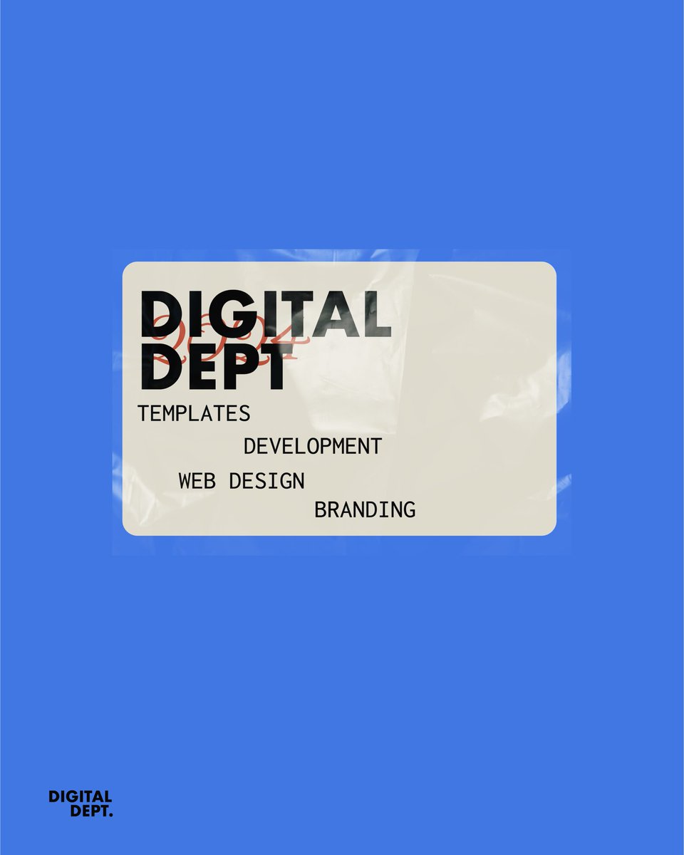emilykleiderer's tweet photo. Incoming brand upgrade 🪩✨
Kleiderer Studios will now be Digital Dept., a place for all your digital design and development needs. I cannot wait to see where we go! https://t.co/oQl4mewtoE