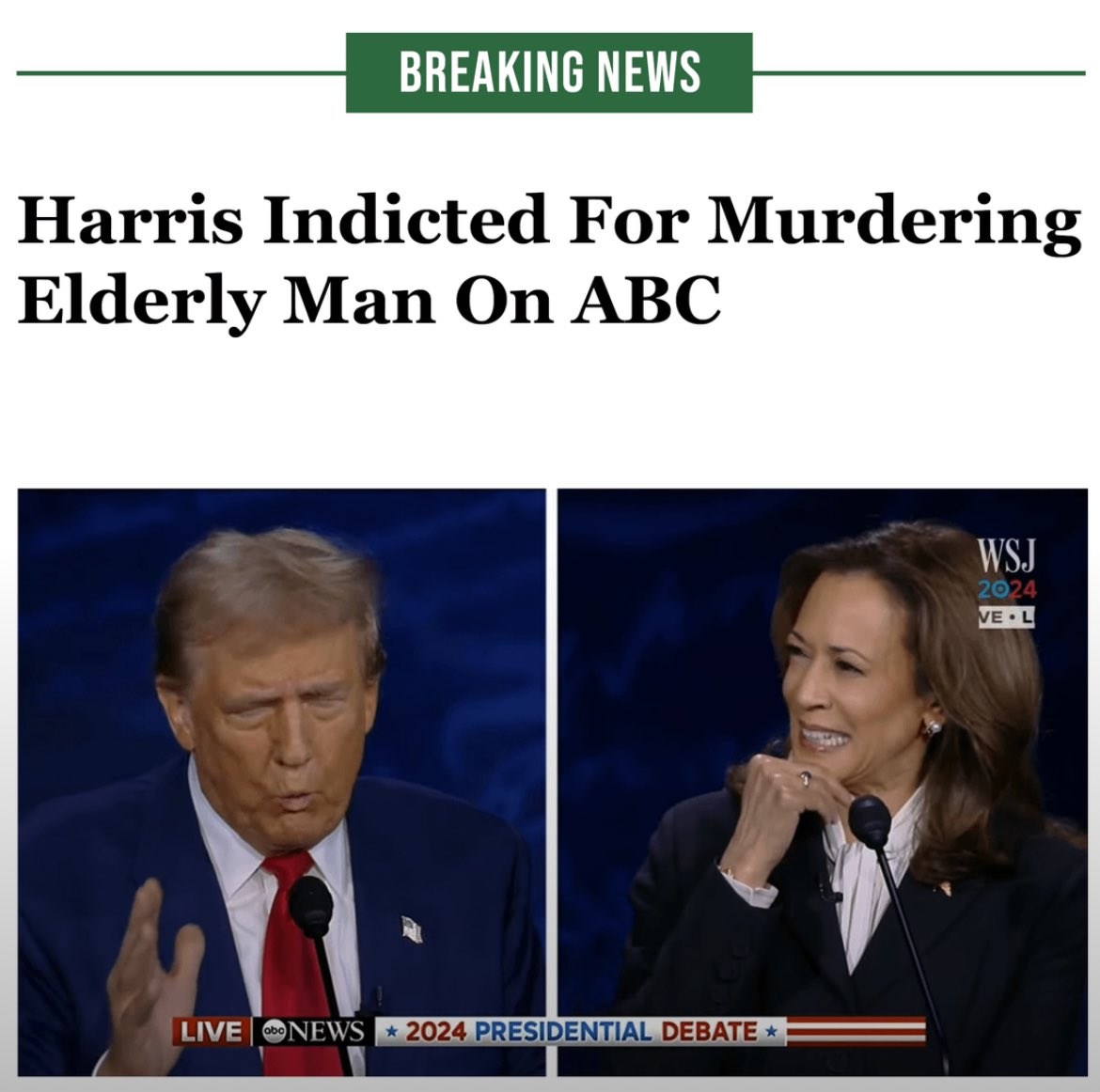 “Harris aborts baby in its 78th year”