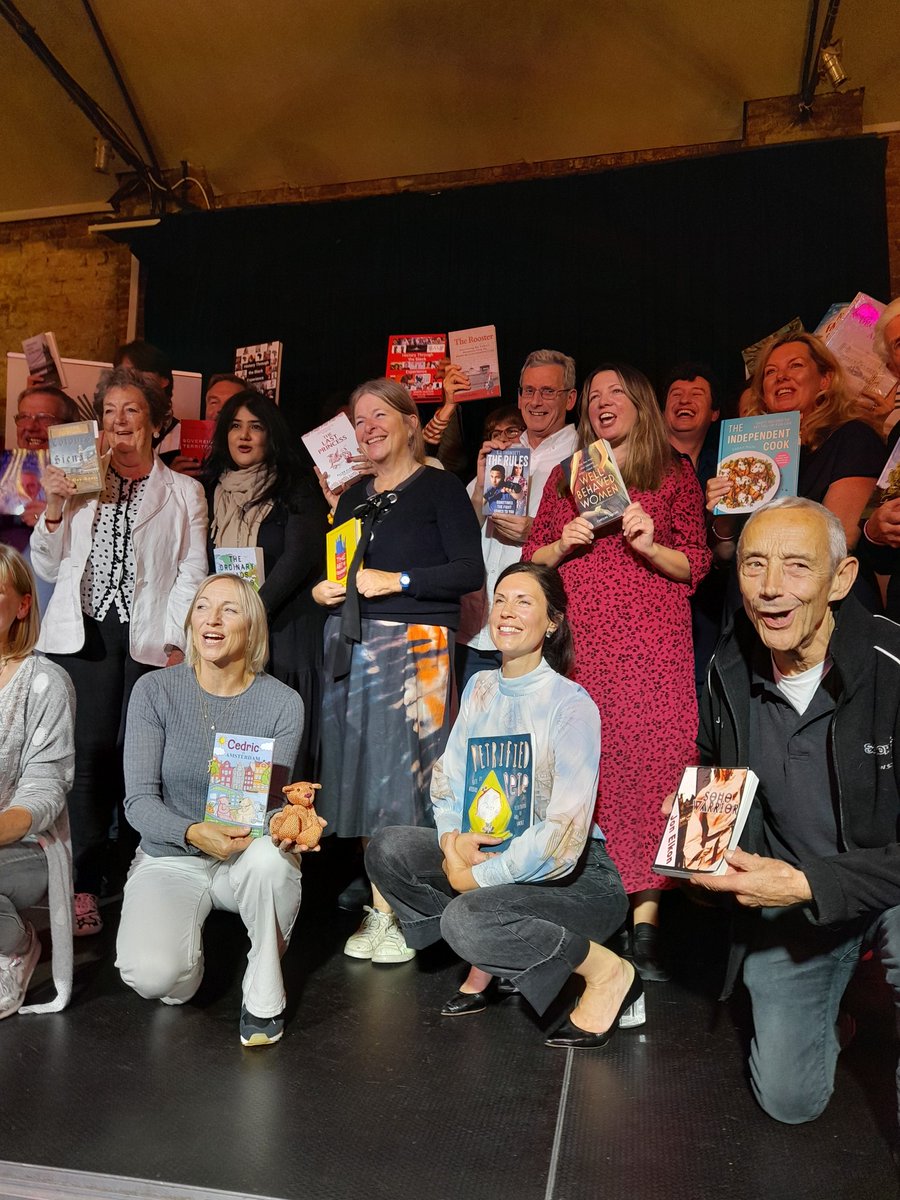 DeborahAnnetts's tweet image. And these are the Chiswick authors en masse @W4BookFest