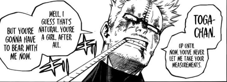 neitotopias's tweet photo. hate it when people say Toga wasn’t safe with the league bc they were mostly all grown men when it’s stated that Twice never measured her to make clones even though Toga clones would be super useful just because Toga didn’t WANT to https://t.co/zzmgWRKD22