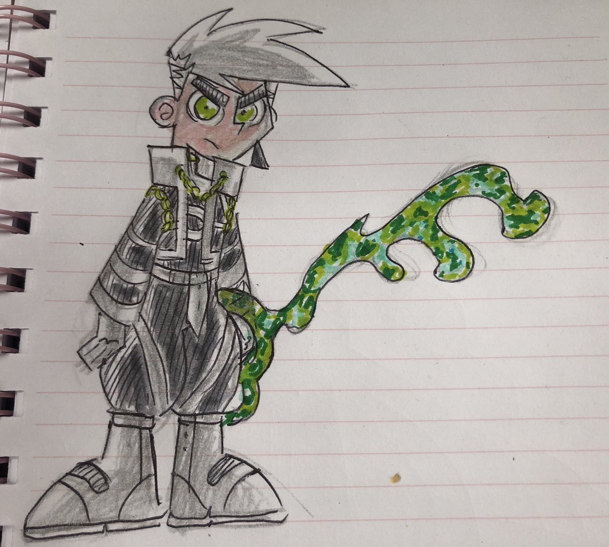LilQArts's tweet photo. Something somethig KH-fying 
#dannyphantom #kingdomhearts https://t.co/3fL40Ju1wi