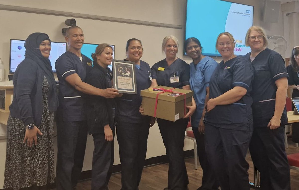Feeling incredibly honoured! Runcorn Road Renal Unit has won the Kind, Connected, &amp; Bold award, thanks to a nomination by a student who almost stopped training. Inspired by our amazing staff, she’s now a qualified renal nurse! 👏 So proud of my team’s dedication and impact.
