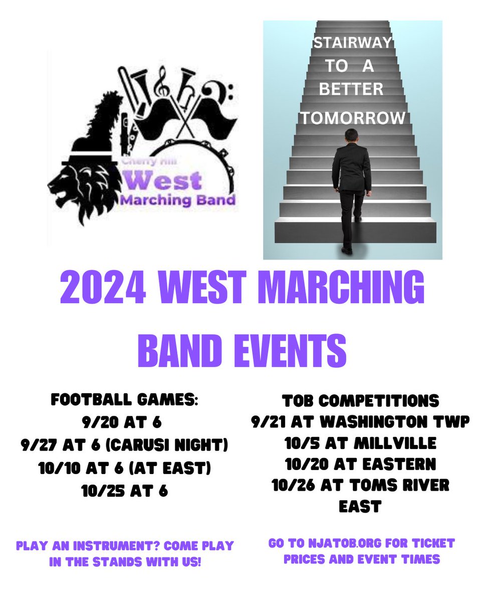 Cherry Hill West Instrumental Music tweet media