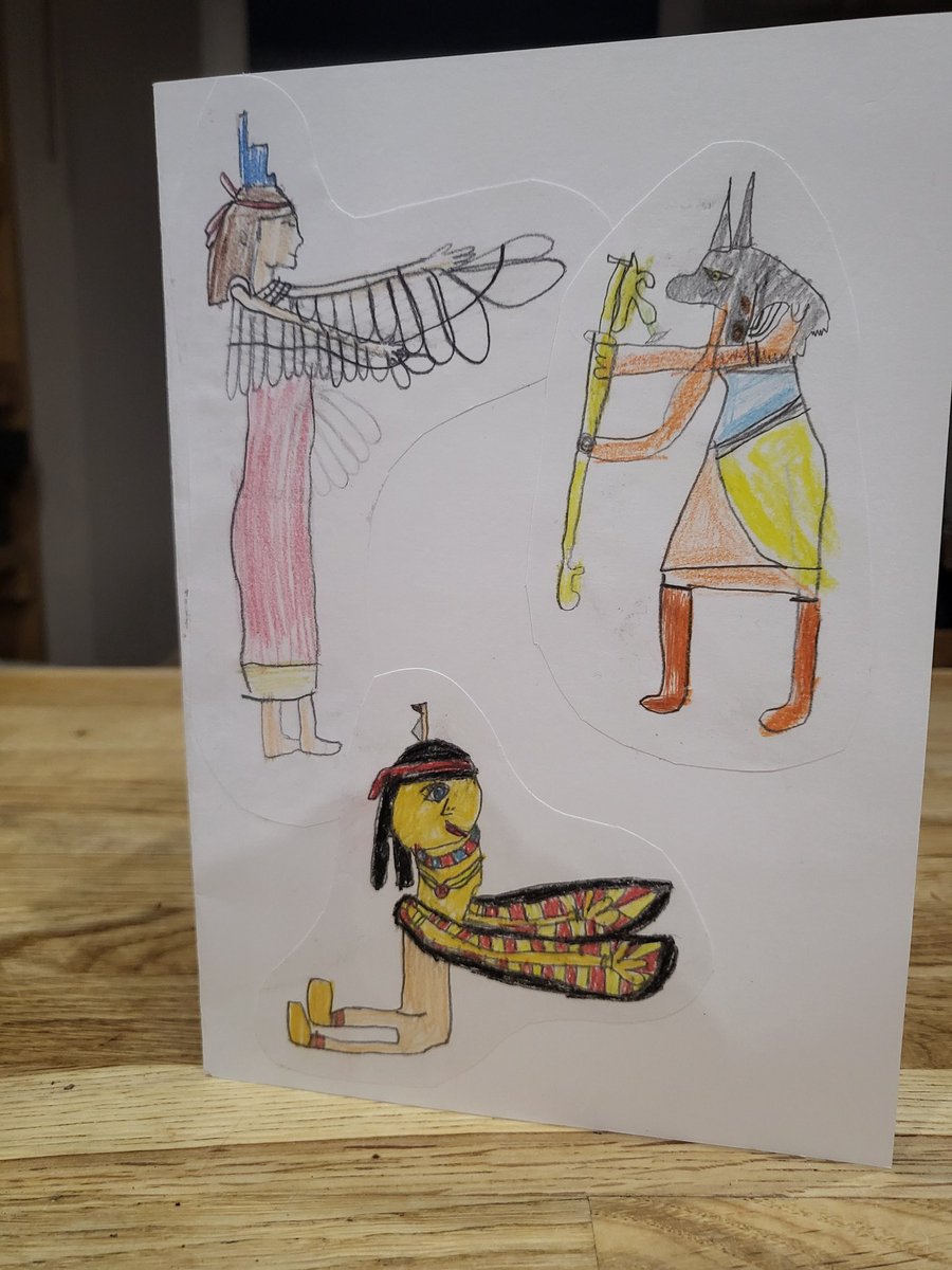 Abaset_Colls's tweet photo. Check out the amazing attention to detail on the gods and goddesses featured on the card I received today! ❤️ https://t.co/rQ2Qgi4Aix