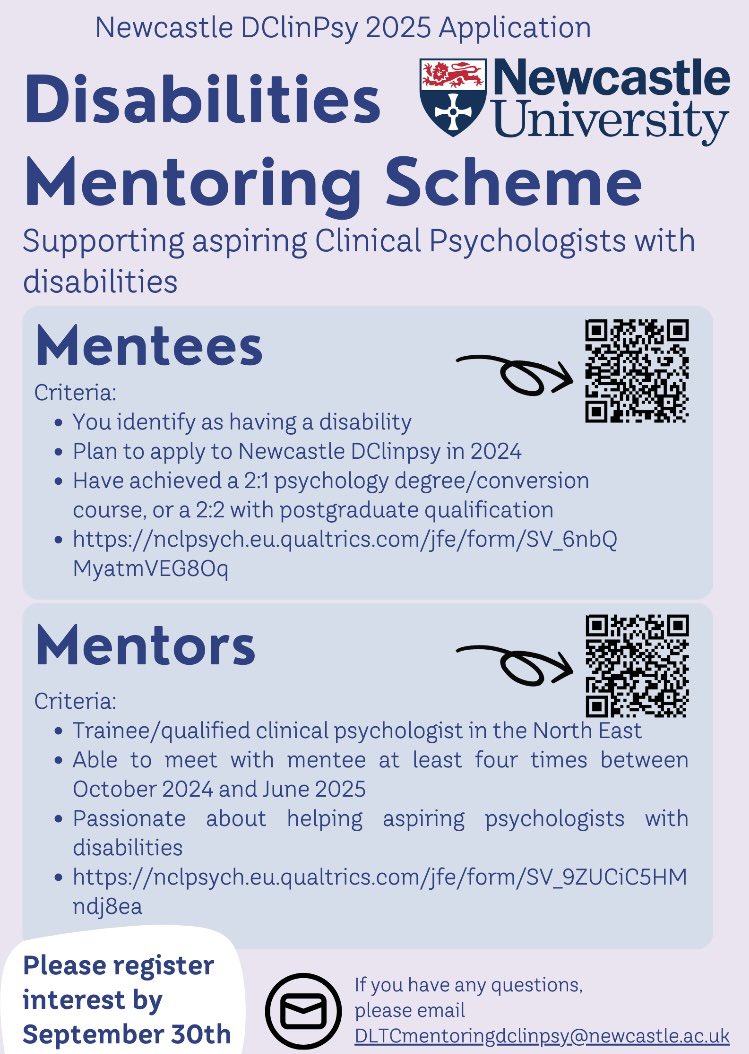 Newcastle Clinical Psychology Doctorate tweet media