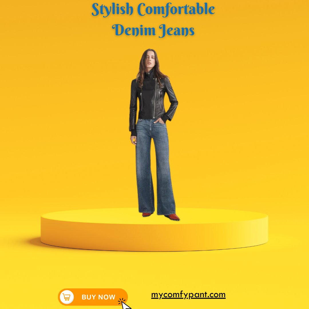 ShopComfyPant's tweet image. Look effortlessly chic with our Stylish Comfortable Denim Jeans! 👖✨ These jeans are perfect for any occasion, offering a sleek, flattering fit without compromising on comfort. 
Shop Now: mycomfypant.com/collections/al…
#ComfortableDenim #StylishJeans #DenimEssentials
