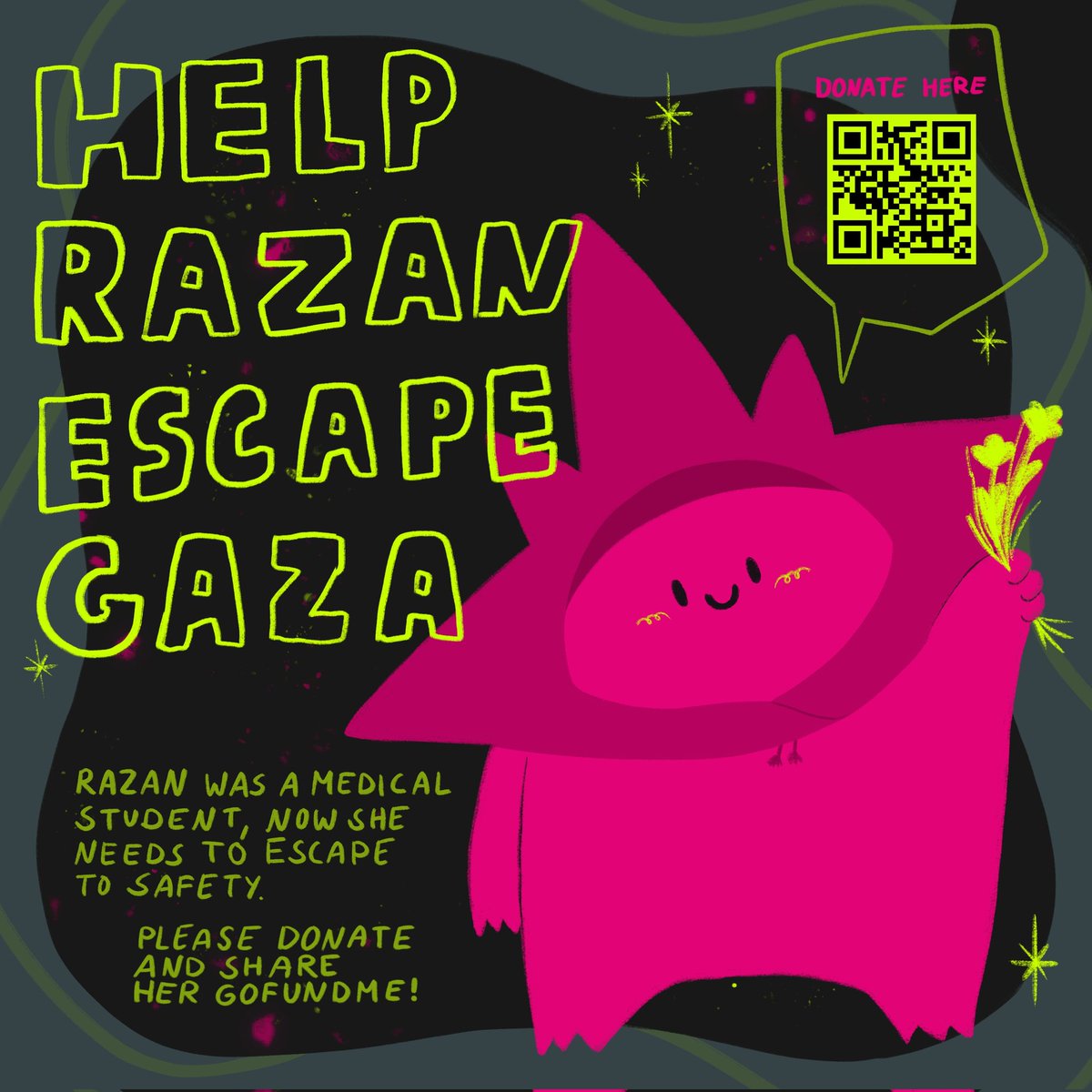 IF YOU SEE THIS YOU HAVE TO RT🚨

Pls don’t just scroll past if you care about the safety of the people of Gaza and like my family does consider sharing and donating🍉
The day to day living situation for my family is becoming difficult  and getting worse💔
gofund.me/3d4eee27