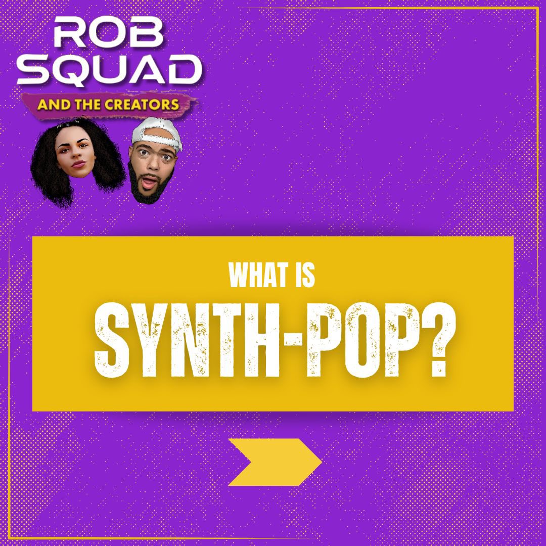 ReactionsRob's tweet photo. What is "Synth-Pop?" Swipe to find out! ➡️🎸  And tune in next week on Rob Squad and the Creators as we react to songs from the pioneers of synth-pop. 

Hint: it's a band!🎶 #RobSquad #RobSquadReactions #MusicReactions #ReactionVideo #Music #SynthPop #Pop #SynthPopBand https://t.co/fiYfGcRJFU