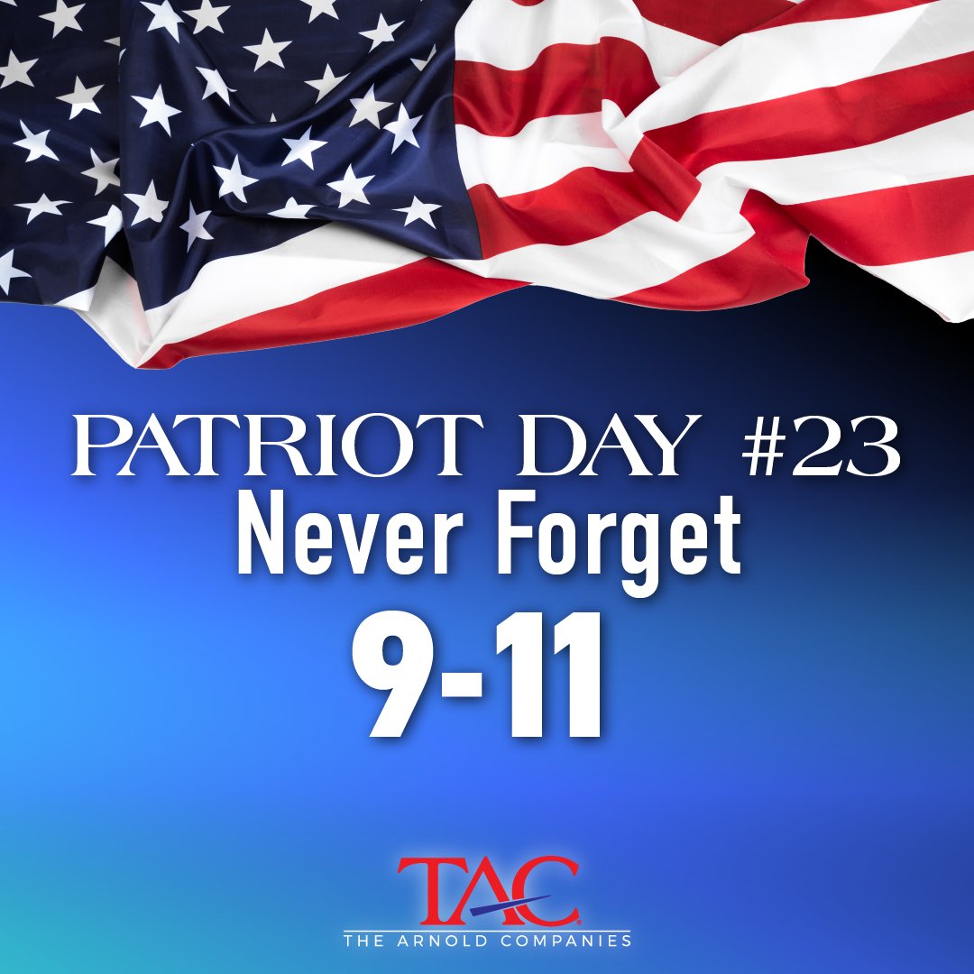 On this 23rd remembrance of the brave men and women who were injured or died, fought back, sacrificed, and also survived so much on September 11, 2001, we pause to honor them on Patriots Day.

May we never forget.

#September11 #NeverForget #HonorAndRemember
