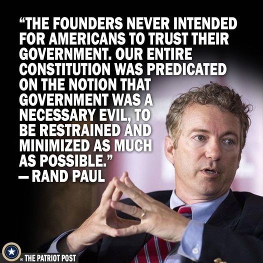 Who agrees with Rand Paul?
⬇️⬇️