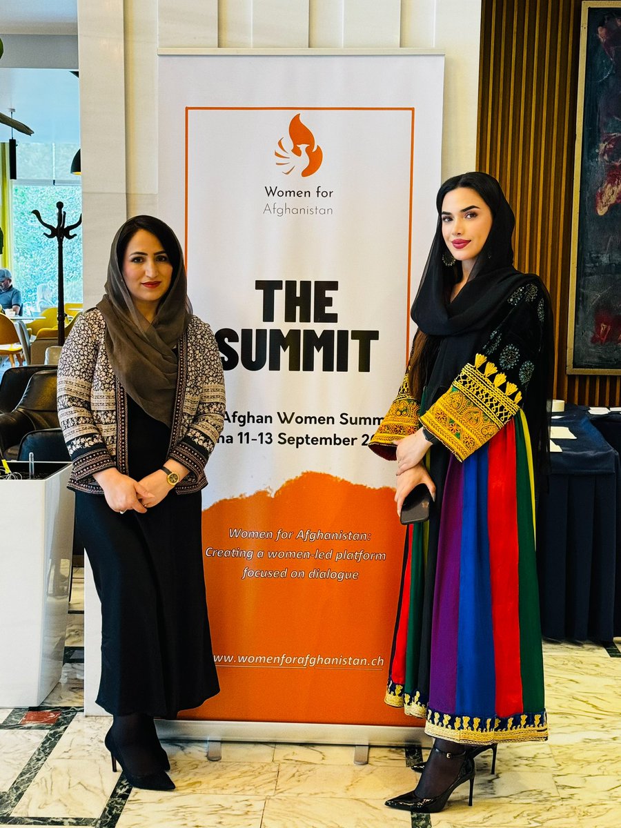 WazhmaTokhi's tweet image. Today, 140 Afghan women united at the Afghan Women Summit in Albania, raising their voices to global leaders. This historic gathering is a defiant stand for 🇦🇫 future. I had the honor to speak on Human Rights &amp;amp; Accountability. Together, we can fight the apartheid regime. #aws24