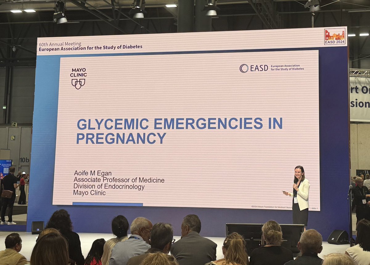 Hannah Christie (@hannahechristie) on Twitter photo Really enjoying my first #EASD2024. Congratulations to <a href="/egan_am/">Aoife Egan</a> for her presentation and expert insight into glycemic emergencies in pregnancy! <a href="/MayoClinicEndo/">Mayo Clinic Endocrinology</a> Really enjoying my first #EASD2024. Congratulations to <a href="/egan_am/">Aoife Egan</a> for her presentation and expert insight into glycemic emergencies in pregnancy! <a href="/MayoClinicEndo/">Mayo Clinic Endocrinology</a>