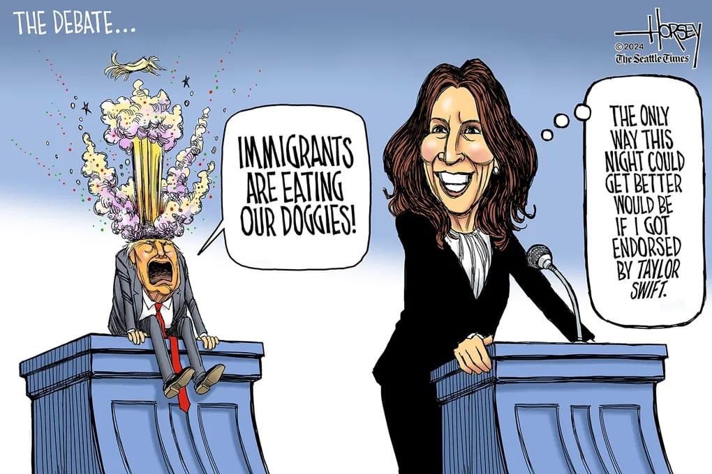 21Leo54's tweet photo. Kamala is doing her part! Now we have to do our part and get out and vote! #SwiftesForKamala #CatLadiesForKamala #GenZBlueWave https://t.co/Us6UtD9Qep