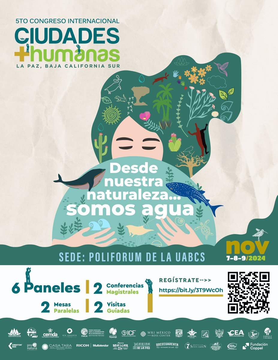 ¡Estamos muy contentas de anunciarles que nos sumamos a la 5ta. edición del Congreso Ciudades + Humanas que organiza  <a href="/comovamoslapaz/">Cómo Vamos La Paz</a> ! Este año el evento estará enfocado a nuestro bien más preciado: el agua.
Conoce más sobre la situación hídrica y participa! El Congreso se