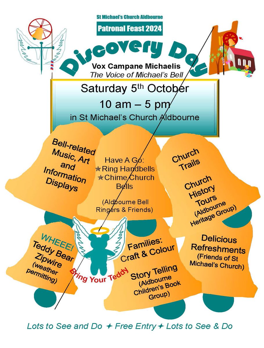 "The word 'Bells' holds magic for all who know and love the village" - Ida Gandy: The Heart of a Village (1975)
Patronal Feast Discovery Day - St. Michael's Church
Saturday 5 October 2024
#OnePlaceStudy #OnePlaceWednesday