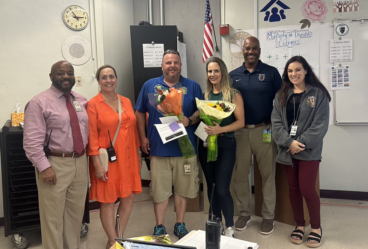 WCY celebrates our Teacher of the Year, Kristin Zara and our Non-Instructional Employee of the Year, Mike Andrews.

<a href="/APShabsels_WCY/">Morgan Shabsels</a> <a href="/AlanStraussbcps/">Alan Strauss</a> <a href="/browardschools/">Broward County Public Schools</a> <a href="/FACE_BCPS/">Family and Community Engagement-BCPS</a> <a href="/reimagine_bcps/">Reimagining Middle Schools BCPS</a>
