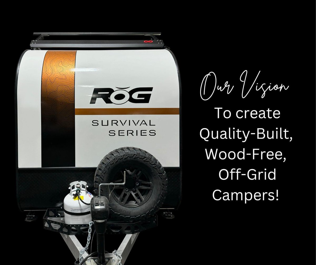 EncoreRv's tweet photo. Our vision is clear: to create quality-built, wood-free, off-grid campers!👌 Learn more: https://t.co/N6BTY2DInb.

#adventure #adventuretrailer #traveltrailer #travel #rv #rvlife #rvlifestyle #camping #camp #campinglife #rogadventuretrailer #encorerv https://t.co/xiMWFOYLyZ