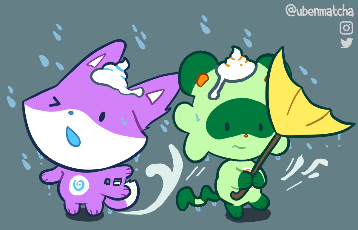 UbeNMatcha's tweet photo. Be careful of any strong winds! 💨 
#art https://t.co/fG4eyMVYWo