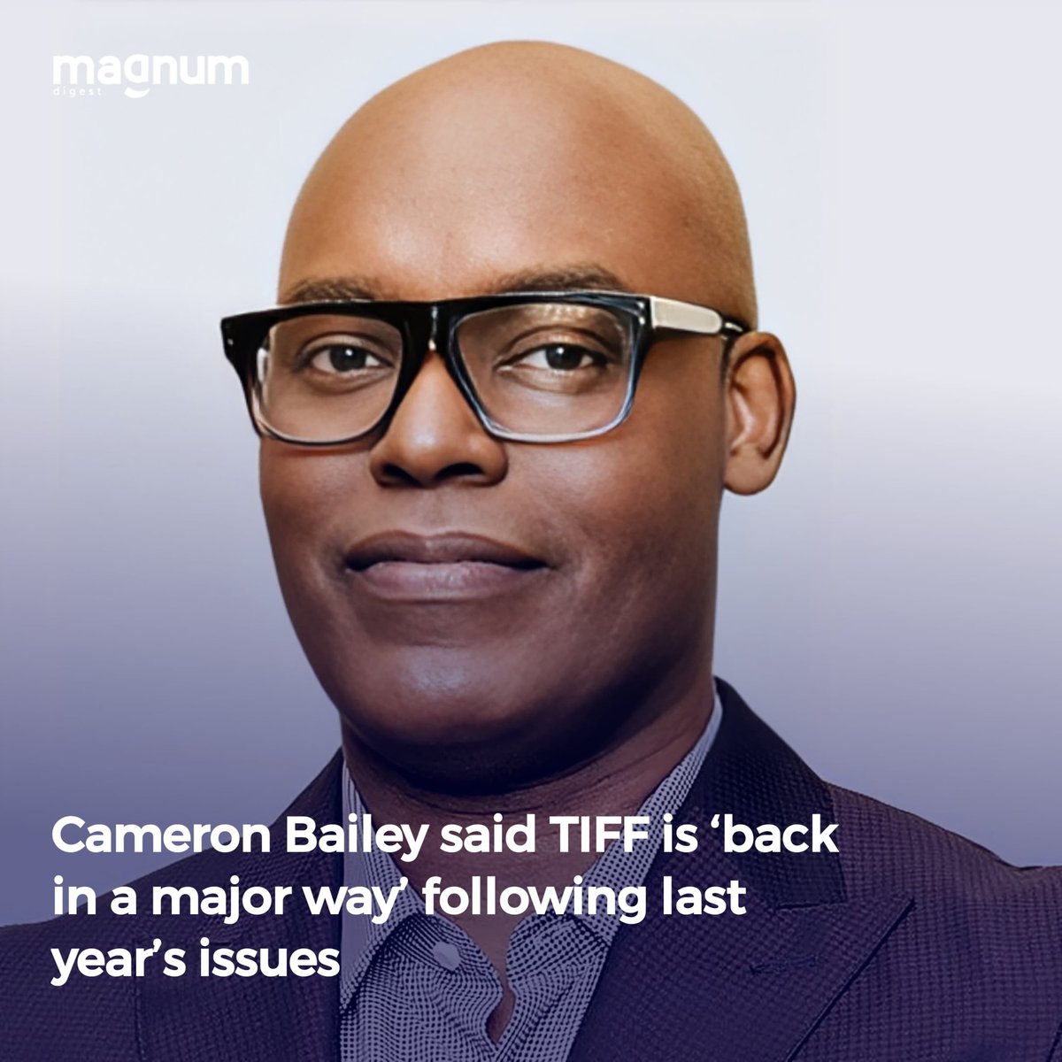 magnumdigestca's tweet photo. Cameron Bailey assures us that TIFF is back and better than ever! 🎞️🔥 Read more:
https://t.co/8LSou7CuNT

#TIFF2024 #CameronBailey #MagnumDigest  #TorontoFilmFestival  #TIFFExperience https://t.co/KQ5pH0cJRh