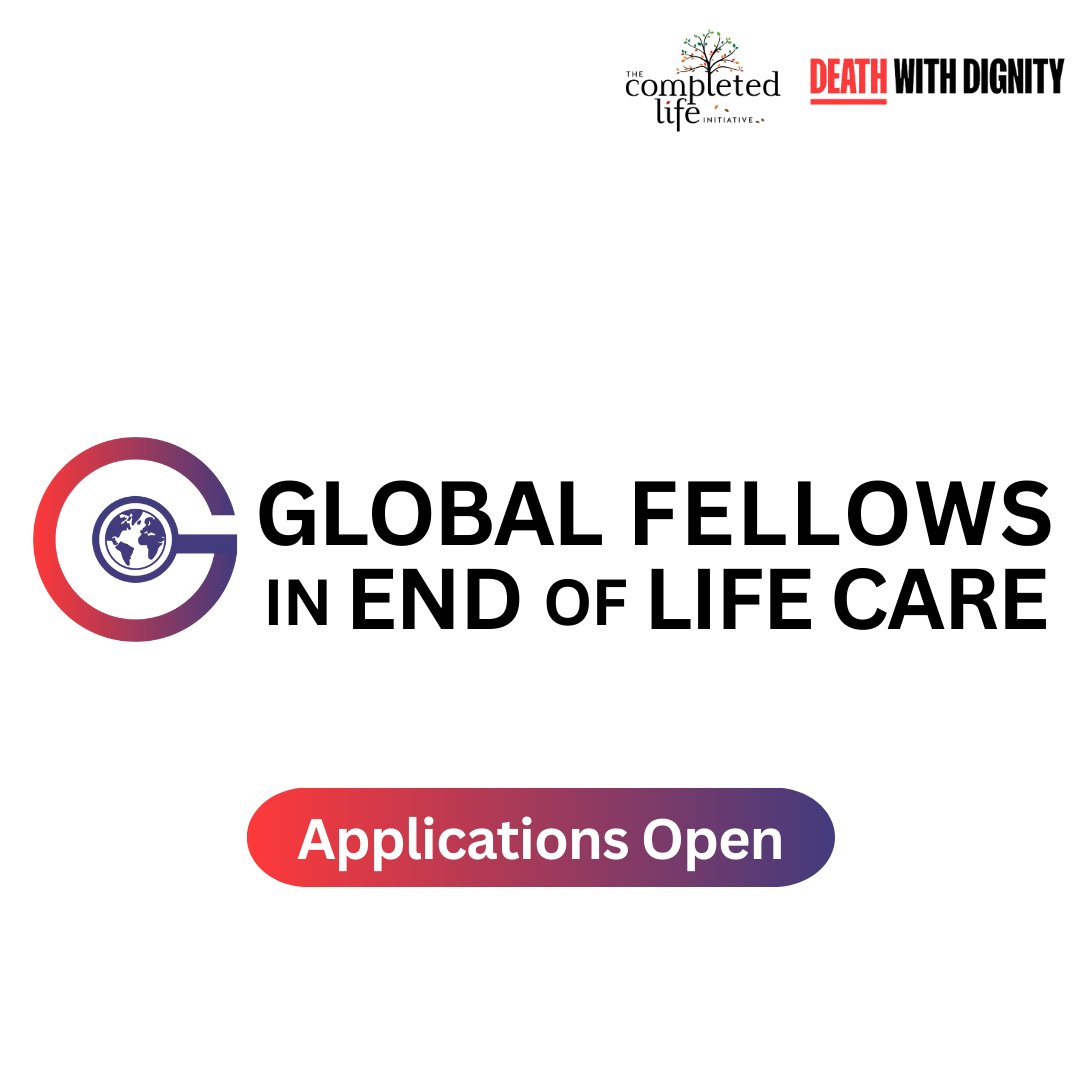 In this year-long program, a cohort of 5 to 10 Fellows create &amp; complete projects to spark reflection and re-evaluation, and further the global conversation of end-of-life care. Applications for the 2024 Fellows project close on September 23.
Learn more at completedlife.org/global-fellows