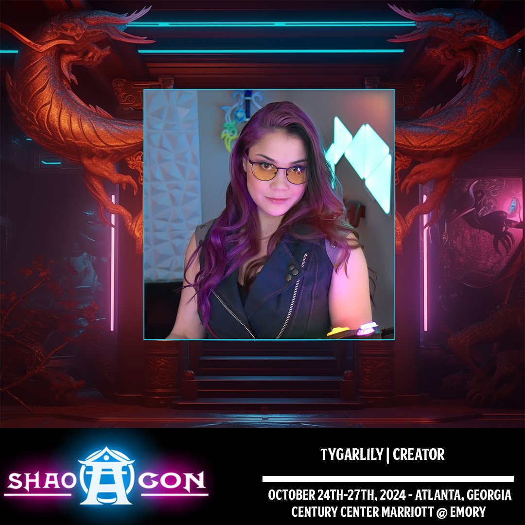 Don't rage quit, because tygarlily has joined the champion roster at #ShaoCon!