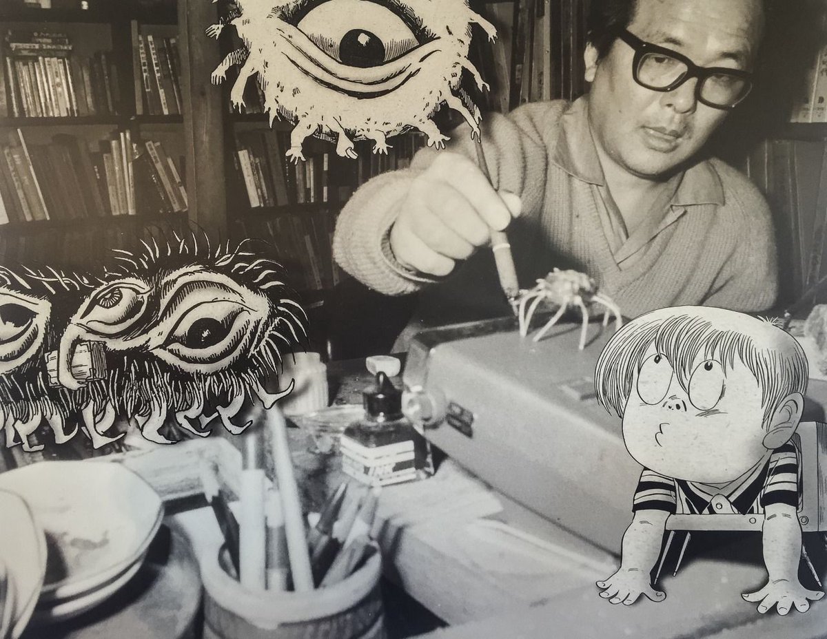It will never not astound me that Mizuki Shigeru is easily the 2nd most important and influential manga creator after Tezuka, and he is virtually unknown to Western manga fans.

Ask a Japanese manga artist who their greatest influence was, and 90% say "Mizuki Shigeru."