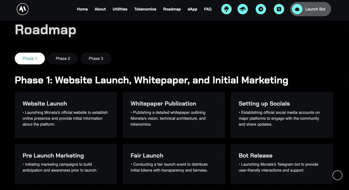 unclebobcrypto's tweet photo. Moneta | $MNTA | @Moneta_Fi is all about one thing - giving power to retail traders in the #DeFi space.
(A quality project with lots under the hood here..๐ฅ)
What is Moneta?
In a world where diversifying portfolios and unlocking liquidity is key, #MNTA gives those with medium to smaller portfolios the chance to tap into opportunities without selling their tokens.
By borrowing against your crypto, you keep your long-term positions intact while having the flexibility to participate in new projects.....โ
๐ฆ
How it works:
The platform enables users to borrow ETH against their crypto holdings without needing to sell their assets, giving them the flexibility to access liquidity while maintaining their long-term investments.
Individuals can easily borrow against their crypto assets using the Telegram bot or DApp, while projects can benefit from liquidity financing, helping them grow and manage their operations effectively.
Other features:
Another standout feature is the Finance Dashboard as a Service (FDAAS), which allows Key Opinion Leaders (KOLs) and projects to offer financial services like loans to their communities, generating additional revenue streams.
Their Automated Mortgaging dApp went live 2 days ago.
The dApp now supports 17 Collateral Token Options, including $PEPE, $NEIRO & $INFRA allowing users to mortgage a wide range of assets for instant liquidity.
In addition, MonetaDAO OTC Capital gives OTC trades at discounted rates, offering a flexible way for both individuals and projects to convert assets into liquidity without affecting market prices.
The team and the community are cooking....๐ณ๐งโ๐ณ
Price hit an ATH of just over 2m, plenty of value here so keep an eye out for dips ;D
Snooze you lose fam...๐ค๐ค๐ค๐ค๐ค๐ค๐ค๐ค
Links:
๐: 0x5b342F03D126314d925Fa57A45654f92905e6451
๐: https://t.co/tZf6x1amRL
X: https://t.co/iJKGst5yx7
๐: https://t.co/ax231xwX44