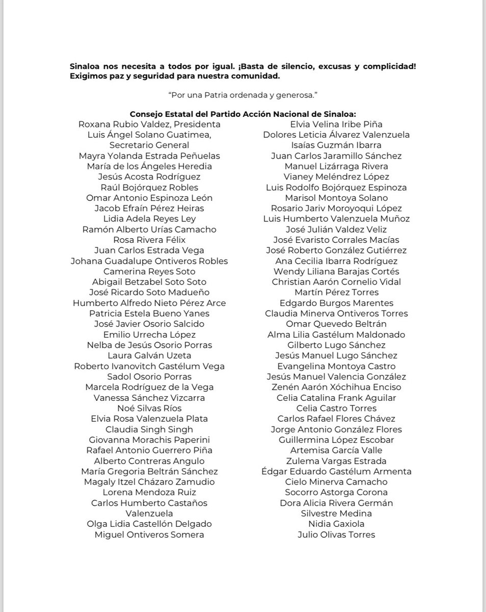 fminforma's tweet photo. 🔴 ACUSAN INGOBERNABILIDAD EN SINALOA‼️

Proponen renuncia del gobernador Rocha Moya.

@lopezobrador_ @Claudiashein @SEDENAmx @rochamoya_ @PartidoMorenaMx @AccionNacional #Culiacán https://t.co/nosMTsa5N6