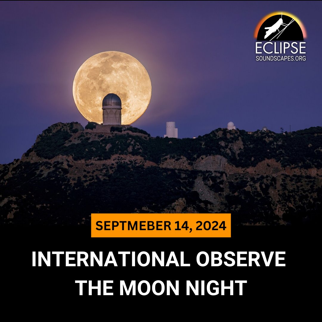 Eclipse Soundscapes (@eclipsesoundudl) on Twitter photo Hey Eclipse Soundscapes Observers: It's time to put your powers of observation to work once again. This Saturday, September 14 is International #ObserveTheMoon Night! moon.nasa.gov/observe-the-mo… Hey Eclipse Soundscapes Observers: It's time to put your powers of observation to work once again. This Saturday, September 14 is International #ObserveTheMoon Night! moon.nasa.gov/observe-the-mo…