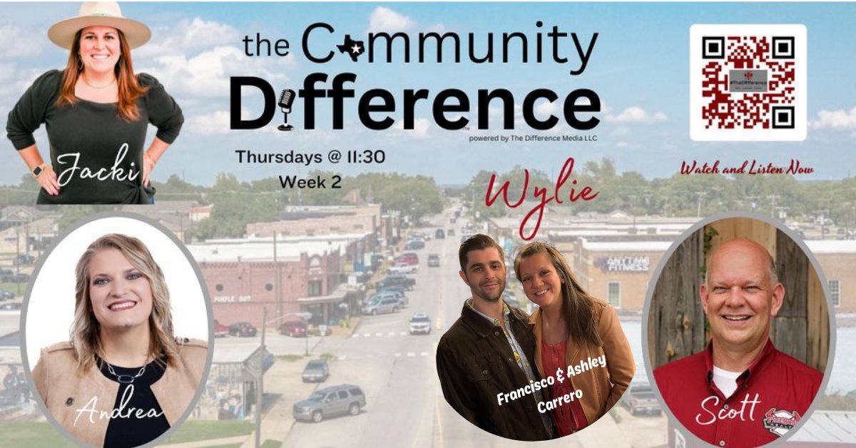 FireBossRealty's tweet photo. Join us at 11:30 on September 12th for #TheCommunityDifference - Wylie Podcast
Special guests:
🦸♀️ #AshleyCarrero & #FranciscoCarrero from #EverydayHeroCPR, bringing life-saving CPR and First-Aid training to the community! 🫀🛟
#ScottJohnson #FireBossRealty #ScottandAmieJohnson https://t.co/iddKhM2svz