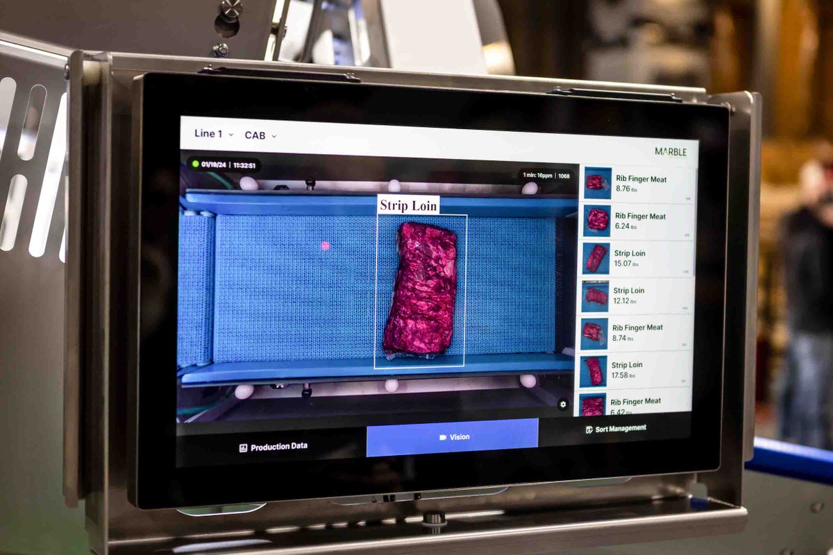 SeeMarbleTech's tweet image. The protein industry's most advanced AI-powered automation system, Marble Pack-Off, was loaded on 5 trucks and shipped to a new customer to fully automate the pack-off department.

To learn more about Marble Pack-Off, check out our website: seemarble.com/pack-off