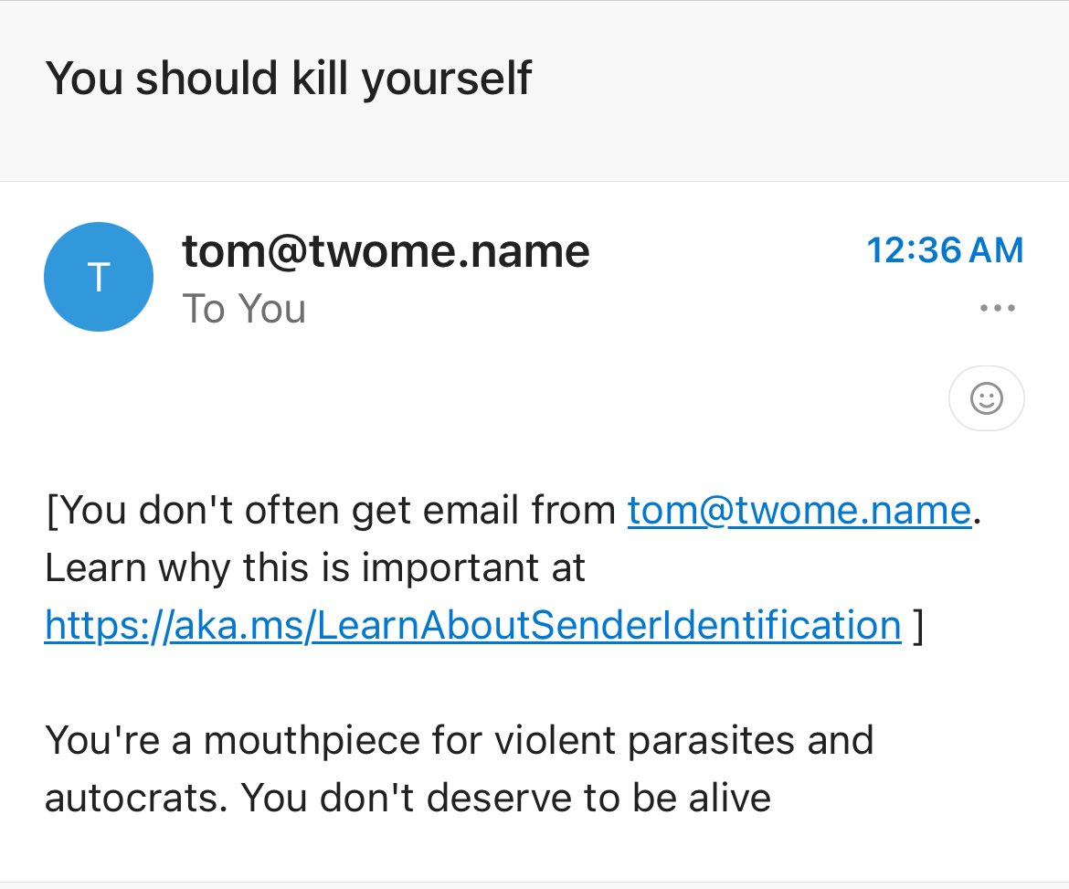 Cassie Zervos (@cassiezervos) on Twitter photo Calling this email out publicly because it’s vile.
I covered yesterday’s anti-war protest with my colleagues <a href="/paul_dowsley/">Paul Dowsley</a> & <a href="/tdolling/">Teegan Dolling</a> for <a href="/7NewsMelbourne/">7NEWS Melbourne</a>
The amount of abuse hurled at us was shocking.
They’re against violence, and want peace.. but happy to send the below. Calling this email out publicly because it’s vile.
I covered yesterday’s anti-war protest with my colleagues <a href="/paul_dowsley/">Paul Dowsley</a> & <a href="/tdolling/">Teegan Dolling</a> for <a href="/7NewsMelbourne/">7NEWS Melbourne</a>
The amount of abuse hurled at us was shocking.
They’re against violence, and want peace.. but happy to send the below.