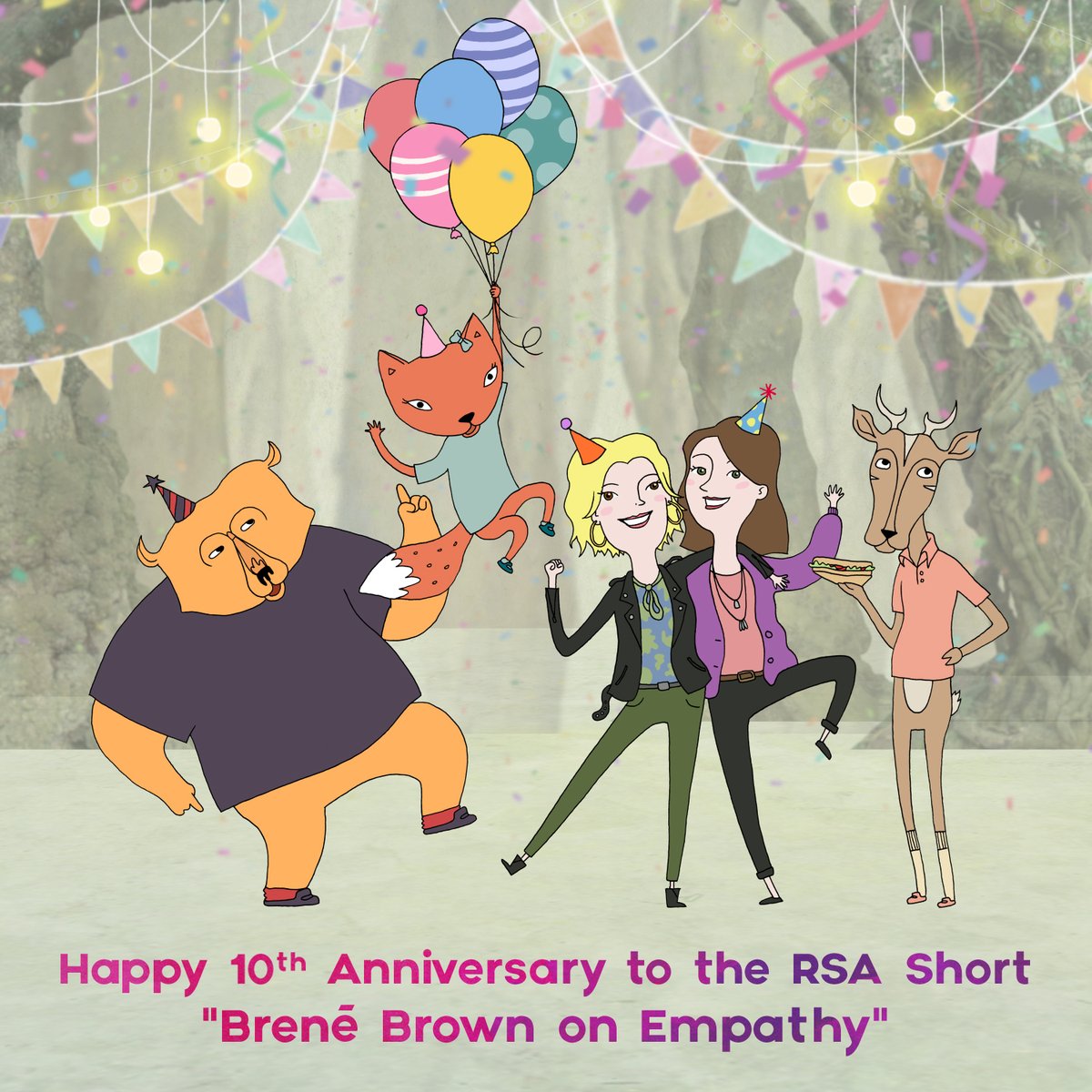 If you hop on over to <a href="/BreneBrown/">Brené Brown</a>’s website today you’ll find a lovely article celebrating the 10th anniversary of the animation we made for <a href="/theRSAorg/">The Royal Society of Arts</a>  “Brené Brown on Empathy”. What a wonderful project to have been involved in ❤️
brenebrown.com/articles/2024/…