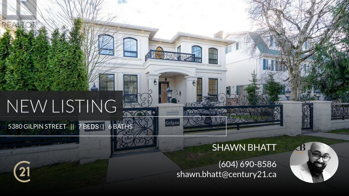 Shawn_B23's tweet photo. 📍 New Listing 📍 Take a look at this fantastic new property that just hit the market located at 5380 Gilpin Street in Burnaby. Reach out here or at (604) 690-8586 for more information!

Listed by Satvir Cheema

Shawn Bhatt
Century... https://t.co/bl63bueajg https://t.co/1rfVe9vPvf