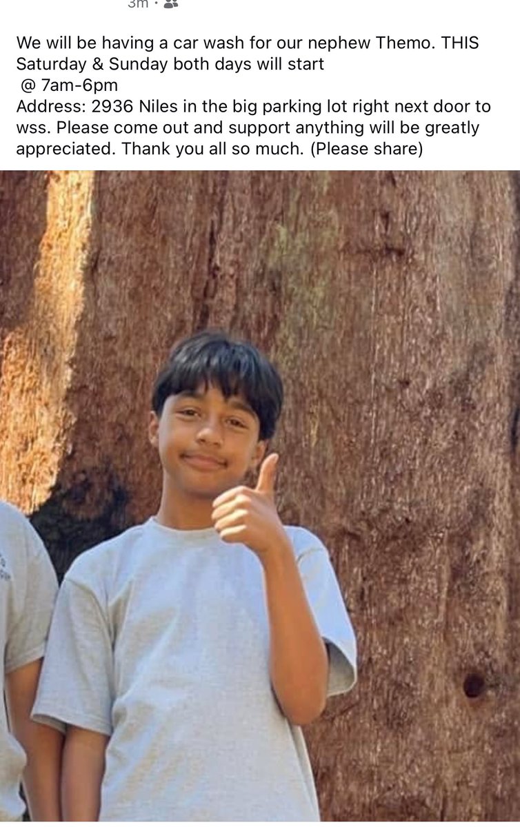 moniqueeac's tweet photo. Please join us this weekend in a car wash to rest our 13 year old cousin 😭 https://t.co/qS0uuLvp9Y