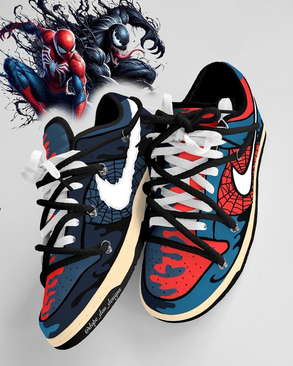 spider man nike dunks