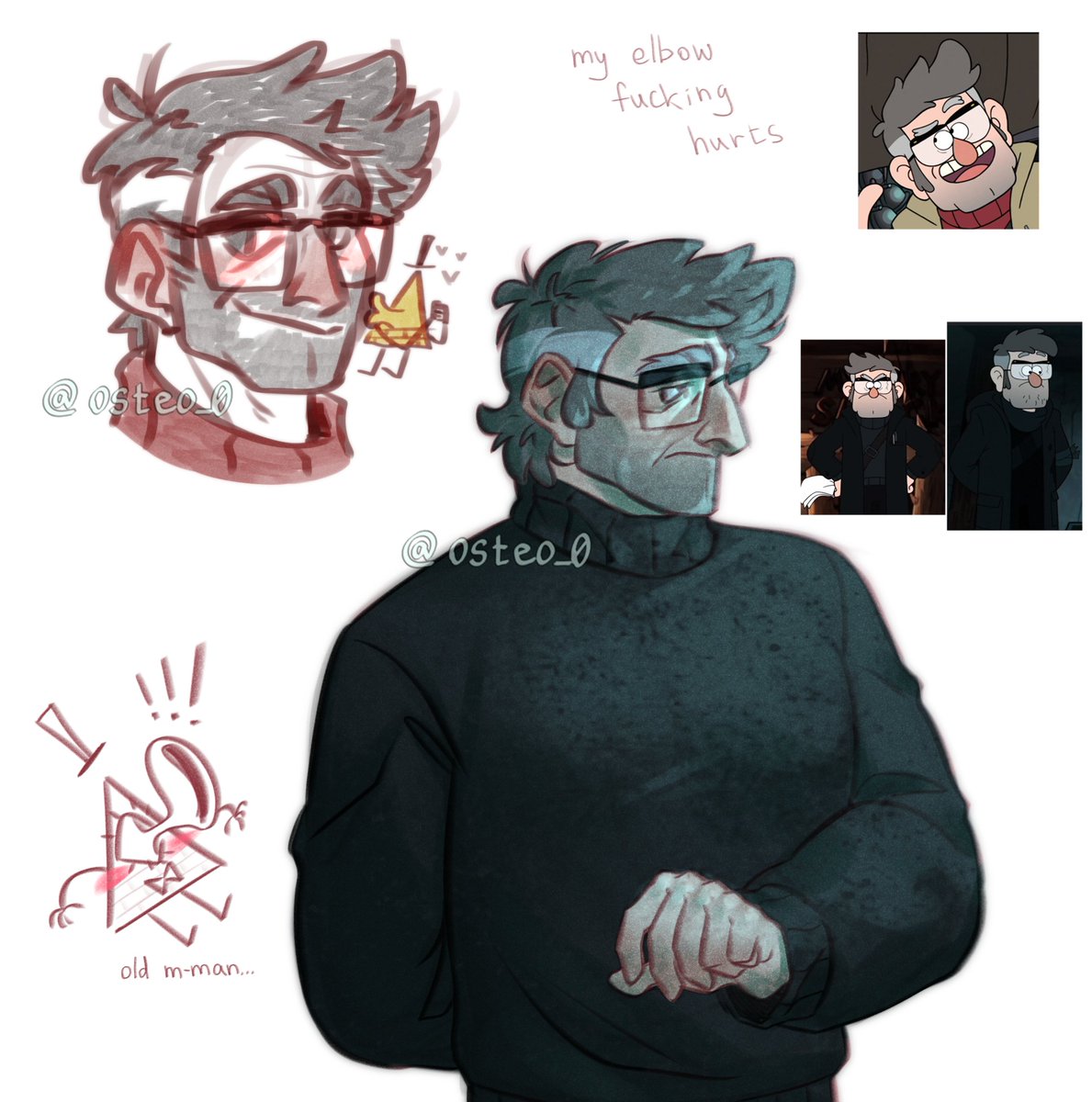 osteo_0's tweet photo. #gravityfalls #stanfordpines https://t.co/21z2sn5YB6